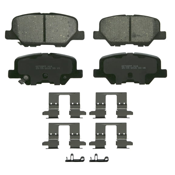 Wagner QuickStop ZD1679 Ceramic Disc Brake Pad Set Fits select: 2014-2016 MAZDA 3, 2014-2015 MAZDA 6