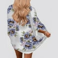 Rovga Women'S Swimwear Cover Ups Short Sleeve Ladies Fashion Floral