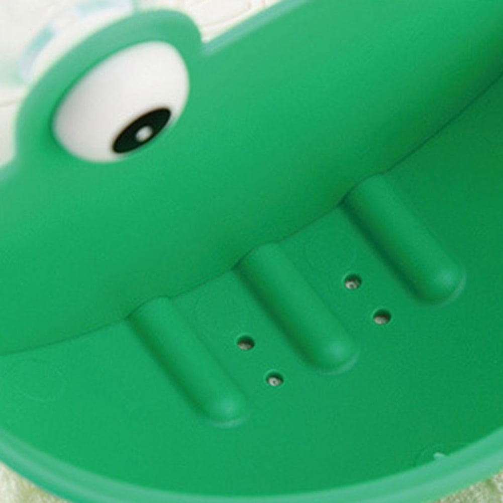 Soap Drain Dish Rack Holder, Frog Sponge Holder, Bathroom Organizer