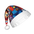 thumbnail image 2 of Saiise Mario S Christmas Hat,Santa Hat,Xmas Holiday Hat for Adults,Unisex Velvet Classic Santa Hat for Xmas New Year Party Headwear, 2 of 7