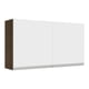 thumbnail image 1 of Alacena Madesa Glamy 120 cm 2 Puertas Marrón/Blanco, 1 of 6