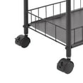 thumbnail image 6 of 6-Tier Rolling Cart Gap,Kitchen Slim Slide Out Storage Tower Rack with Wheels and 6 Baskets,Utility Cart for Kitchen,Bathroom Laundry Narrow Piaces,Antique Brown, 6 of 7