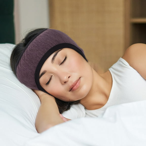 RENACLIPY Warm Brown Sleeping Ear Muffs with Adjustable Fit and Noise Reduction