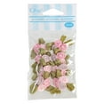 thumbnail image 6 of Offray Accessories, Light Pink 1 inch Tricolor Ribbon Rose Embellishment Accessory for Crafting, 8 Count, 6 of 10