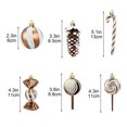 thumbnail image 3 of YHAJDS 15PCS Christmas Ball Ornaments 1.57/3.15in Shatterproof Xmas Bulbs Christmas Ornaments Set Xmas Tree Balls Hanging Balls for Wedding Holiday Halloween Party Decor Christmas Wreath Ornaments, 3 of 5