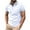 White, variant on ZCFZJW Mens Athletic Golf Polo Shirts - Short Sleeve Workout Polos Quick Dry T-Shirt Loose Lightweight Casual Patchwork Pullover Tops Khaki XXL