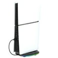 thumbnail image 2 of Vertical Stand For PS5 Slim Digital Optical Drive Version Console, Led RGB Base Stand Holder Dock Replacement for Playstation 5 Slim Console, 2 of 11