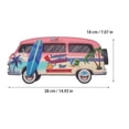thumbnail image 4 of Hawaiian Bus Shape Hanging Sign Wood Sign Beach Themed Hanging Sign Wood Front Door Sign, 4 of 4