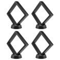 thumbnail image 1 of 4 Piezas de Soporte para Monedas de DesafíO  Flotante 3D con Soporte Caja de JoyeríA Antideslizante Gabinete de ExhibicióN de Monedas Negro, 1 of 1