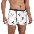 thumbnail image 4 of Cauagu Bbaseball Dog Print Boxer Briefs for Men,Comfortable Breathable Men's Underwear Moisture Wicking Underpants -Large, 4 of 8