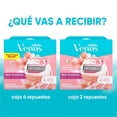 thumbnail image 2 of Cartucho de Rastrillo Gillette Venus Spa Rosa con Barras Humectantes y 3 Hojas para Mujer, 2 of 6