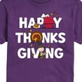 thumbnail image 2 of Peanuts - Happy Thanksgiving Icons - Men's Short Sleeve Graphic T-Shirt, 2 of 5