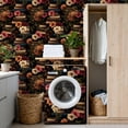 thumbnail image 4 of Peel and Stick Wallpaper Vintage Books Blossoming Floral Garden Wall Mural 17.7in x 9.8ft Self Adhesive Removable Wall Paper Renter Friendly Wallpaper for Nursery Bedroom Cabinets, 4 of 8