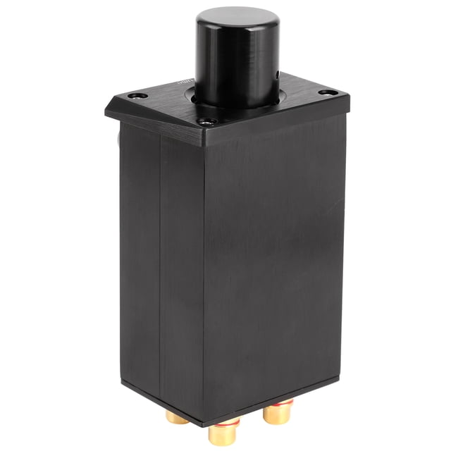 Volume Controller Black High Accuracy Passive Preamp Aluminum Alloy Amplifier Components