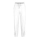 thumbnail image 3 of Pantalones de lino para hombre, largos, con cordón, bolsillos, cinturón elástico, rectos, lisos, para hombre, 3 of 5