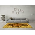 thumbnail image 3 of Ahgly Company Indoor Rectangle Medallion Yellow Traditional Area Rugs, 3' x 5', 3 of 4