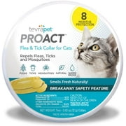 TevraPet Proact Flea and Tick Collar for Cats, 8 Months of Flea and Tick Protection, Repels Mosquitos - 2ct…