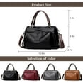 thumbnail image 5 of Womens Handbags Soft Leather Hobo Shoulder Bag Ladies Crossbody Tote Purses with Multi Pockets, 5 of 7