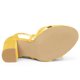 thumbnail image 5 of Sandalias De Mujer Con Tacón En Bloque Y Cordones Amarillo 41, 5 of 6