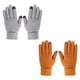 thumbnail image 1 of 2 pares de guantes de invierno para mujer con pantalla táctil, guantes de punto cálidos con forro de lana, puños elásticos, guantes de punto de invierno, 1 of 5