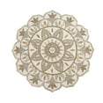 thumbnail image 2 of Ox Bay Ella 4' Round Ivory/Beige Floral Wool Indoor Area Rug, 2 of 7