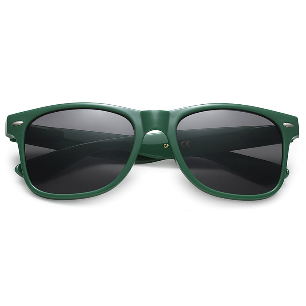 Got Shades 10 Pack Sunglasses Classic Unisex Bulk Promotional Wholesale for Adults Forest Green Smoke