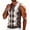 Brown, variant on Turilly Men's Sweater V Neck Classic Argyle Diamond Knit Sweater Vest Sleeveless Acrylic Preppy Casual Layering Top