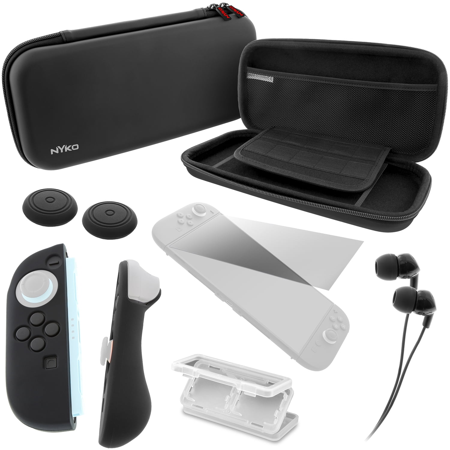Nintendo, Switch Lite, Flip Cover & Screen Protector, Black