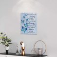 thumbnail image 2 of Scripture Serenity Prayer Wall Art Farmhouse Christian Religious Serenity Prayer Wall Decor Rustic Blue Butterfly Picture Canvas Prints Framed Artwork for Living Room Bedroom Bathroom 12"x16", 2 of 6