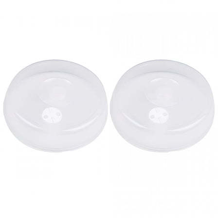 ACDANC 2PCS Microwave Cover,Microwave Splatter Cover for Food,Clear