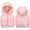 Pink, variant on kids Puffer Vest with Hooded Sleeveless Lightweight Outerwear Jackets & Vests Kids Winter Clothes Vest for Girls 8-10 Years