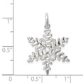 thumbnail image 3 of Sterling Silver Snowflake Charm Pendant, 3 of 4