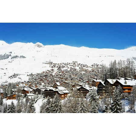 Verbier Ski Resort, Valais, Swiss Alps, Switzerland, Europe Print Wall Art By Christian