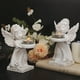 thumbnail image 4 of Decoración nórdica para el hogar, artesanía de resina, soporte de mano de ángel, lindo candelabro de ángel, candelabro, decoración de boda, 4 of 5