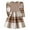 Brown, variant on Sngxgn Girls Party Dress A-Line Midi Dresses(Brown,110)