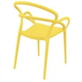 thumbnail image 2 of Pemberly Row Contemporary Dining Arm Chair in Yellow, 2 of 10