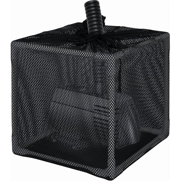 Pond Filter Box, Anti-Clogging Pond Filters for Outdoor Ponds Nylon Media Mesh Water Pump Cover Barrier Bag with Drawstring, Pond Pump Filter Bag (10 Inch)
