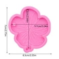 thumbnail image 3 of DIY Silicone Mirror Epoxy Flower Keychain Mold Crystal Flower Fondant Cake Bakin, 3 of 9