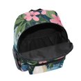 thumbnail image 6 of FORMRS School Backpack with Front Zippered Pocket 12" Student Travel Daypack, Green Floral, 6 of 6