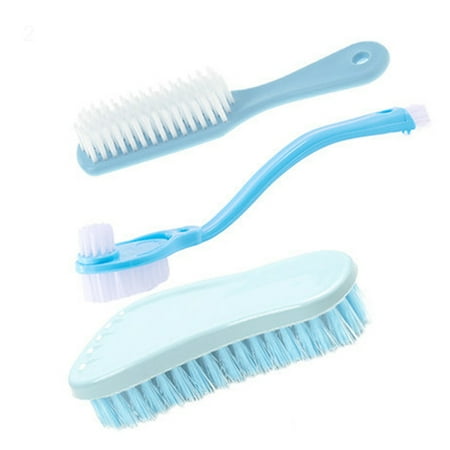 

Enowise 3Pcs Plastic Multifunctional Soft-Bristled Brush With Comfort Grip Cleaning Tools Household
