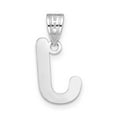 thumbnail image 3 of Diamond2Deal 14K Pendentif Initial Lettre J en Or Blanc pour Femmes, 3 of 6