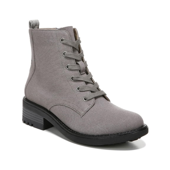 LifeStride Womens Kunis Canvas Comfort Insole Ankle Boots