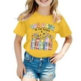 thumbnail image 1 of TZEWGL T-Shirts For Newborn Graphic Print Round Neck Loose Short Sleeve Top For Baby size 3-4T, 1 of 4