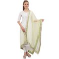 thumbnail image 4 of Phagun Women Ethnic Wrap Hizab Net Dupatta Long Stole Scarf Gift For Her-Lime Green, 4 of 5