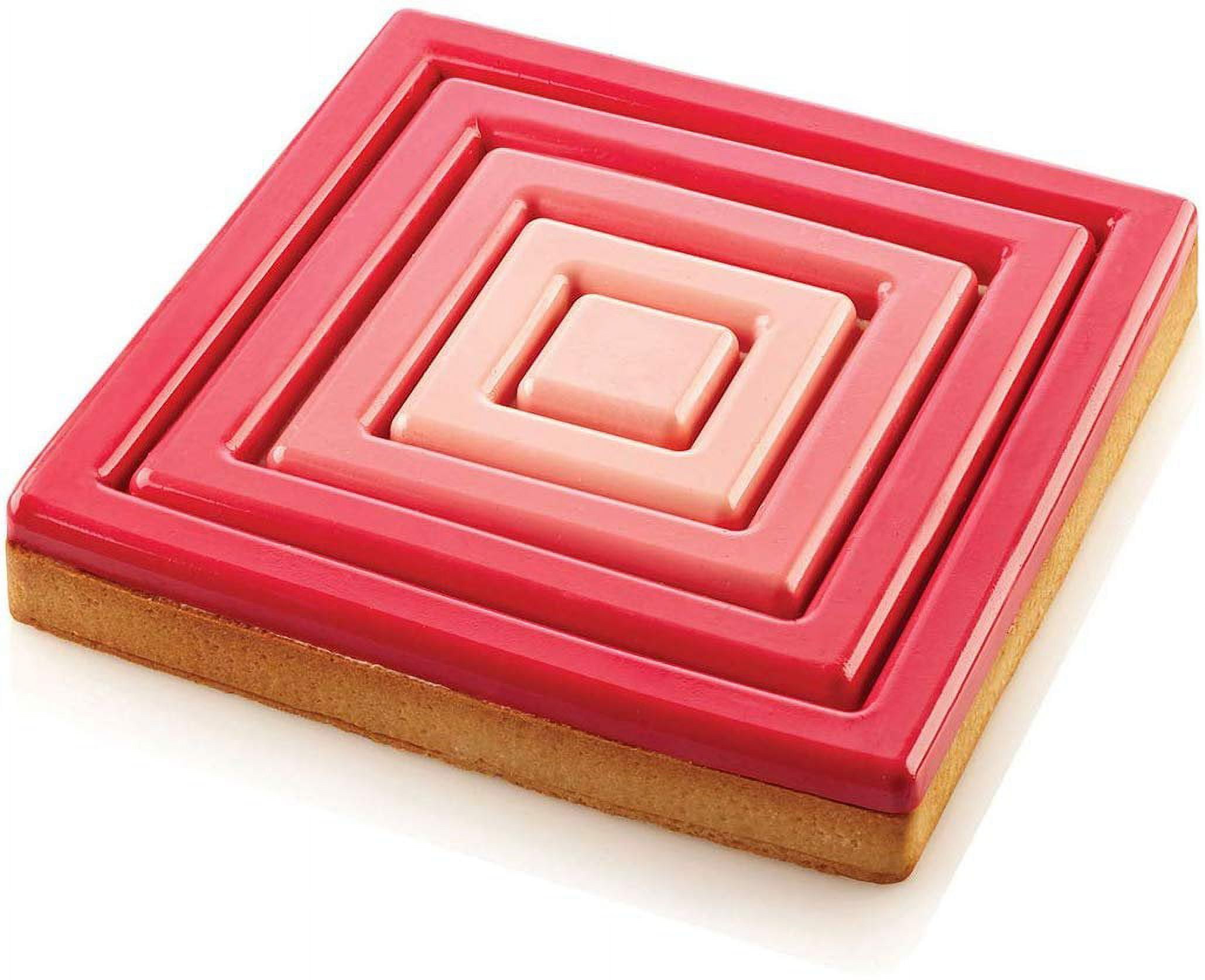 Stir 7 x 11.5 Silicone Square Treat Mold with 6 Cavities - Fall Baking & Celebration - Seasons & Occasions