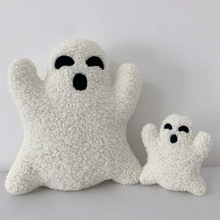Floleo Ghosty Plush Toy Ghost Pillow Halloween Halloween Throw Pillows Decorative Spooky Pillows Cute Ghost Plush Ghost Shaped Pillow C Walmart