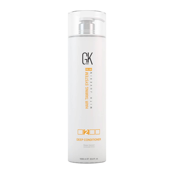 GK HAIR Global Keratin Deep Conditioner Masque (33.8 Fl Oz/1000ml) Mascarilla de tratamiento de reparación de hidratación intensa para color seco dañado GK HAIR Hair Care
