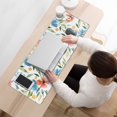 thumbnail image 3 of Long Mouse Pads for Desk,Pioneer Flower Floral Print Pattern Desk Mats on Top Of Desks, Desk Mouse Pad Extra Large with 3mm Non-Slip Base and Stitched Edge for Gaming,Office,Work,Home 31.5"x11.8", 3 of 6