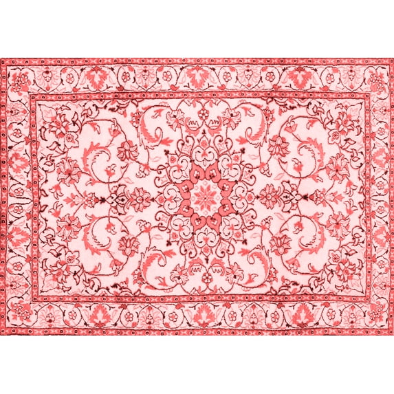 Ahgly Company Indoor Rectangle Persian Red Traditional Area Rugs, 8' x 12'