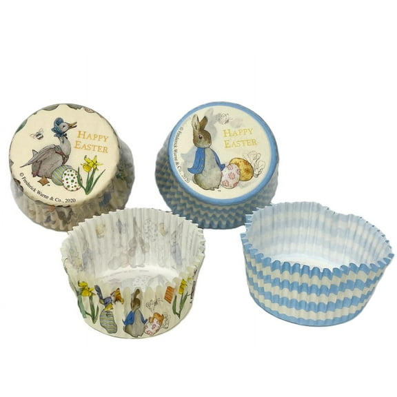 Peter Rabbit Jemima Puddle Duck Happy Easter Cupcake Liners Baking Cups - Pack of 48